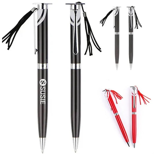 Graduation Tassel Metal Ballpoint Pen for School & Promotion