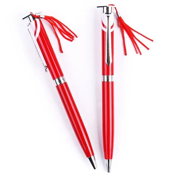 Graduation Tassel Metal Ballpoint Pen for School & Promotion