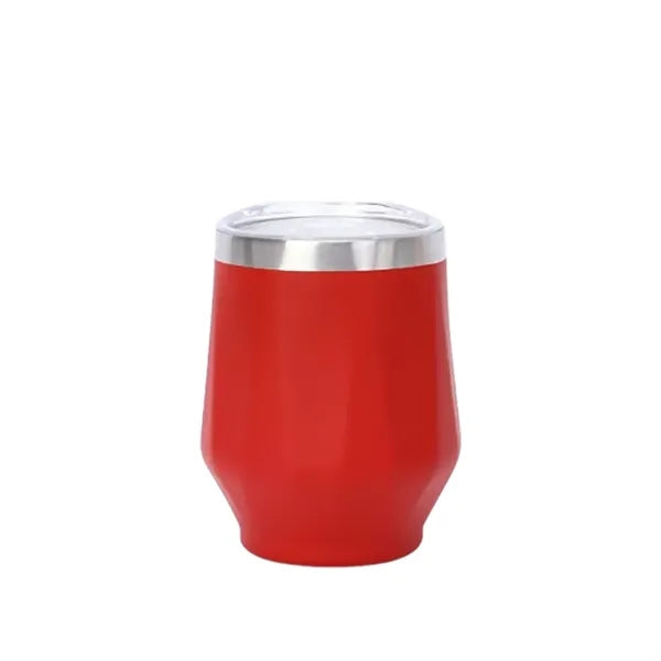 12Oz Stainless Steel Diamond-Pattern Insulated Cup