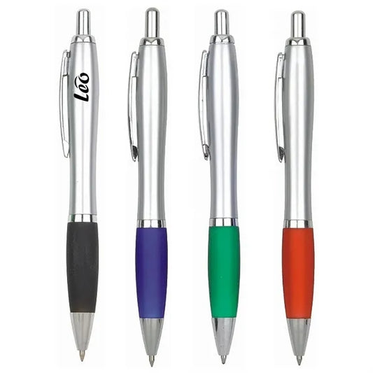 Press Type Colored Plastic Gourd Ballpoint Pen