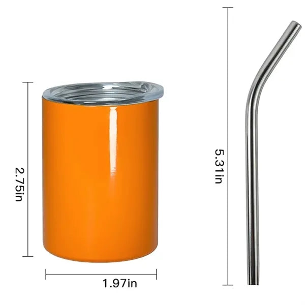 304 Stainless Steel Double-Layer 3oz Straw Insulated Cup