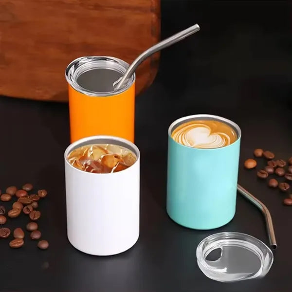 304 Stainless Steel Double-Layer 3oz Straw Insulated Cup