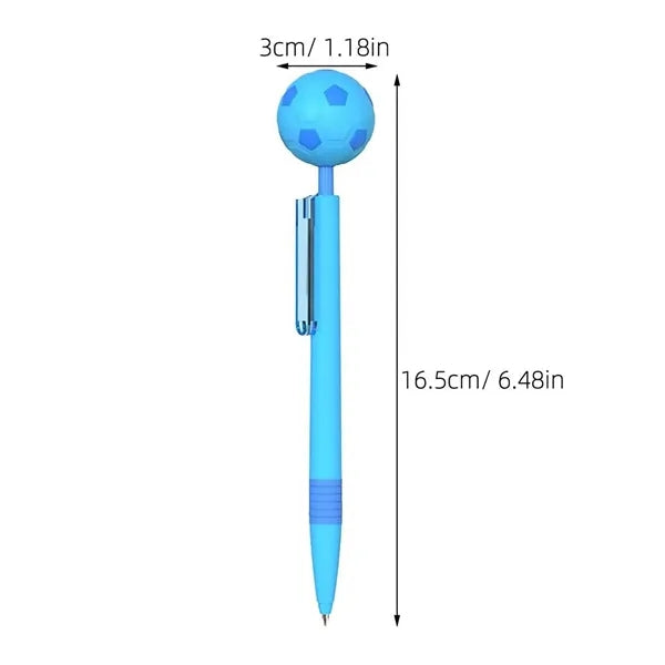 School Fun Soccer Pen With Retractable Feature