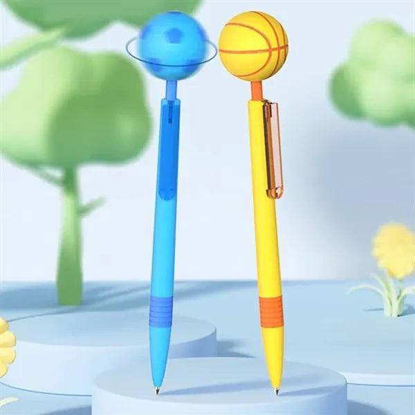 School Fun Soccer Pen With Retractable Feature