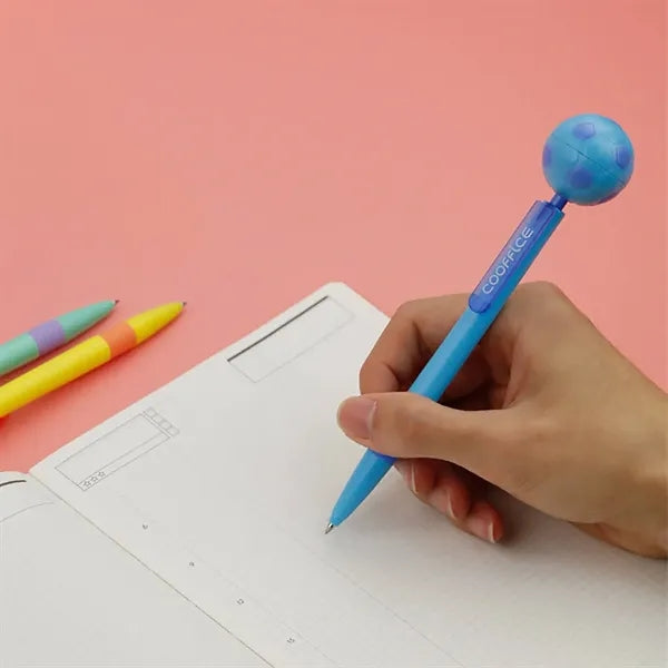 School Fun Soccer Pen With Retractable Feature