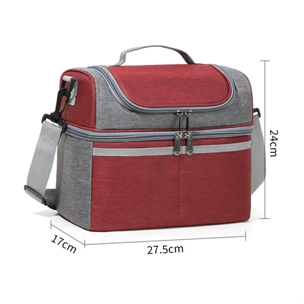 15 Can Outdoor Picnic Insulated Cooler Lunch Bag