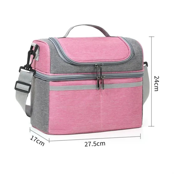 15 Can Outdoor Picnic Insulated Cooler Lunch Bag