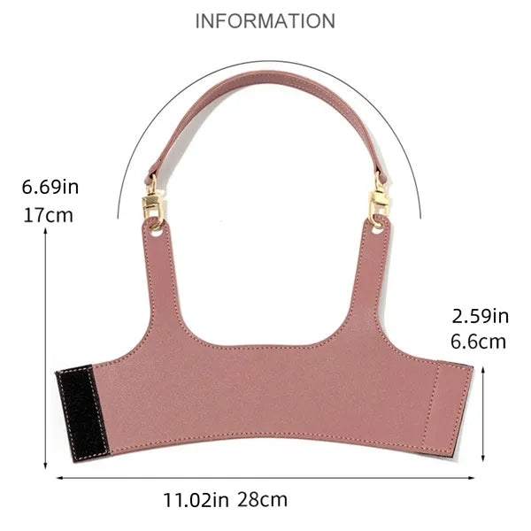 Premium PU Leather Portable Beverage Cup Sleeve