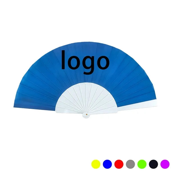 Vibrant Full Color Folding Hand Fan