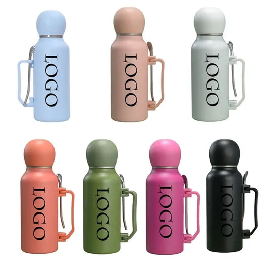 Water Bottle with Dual-Cup Design