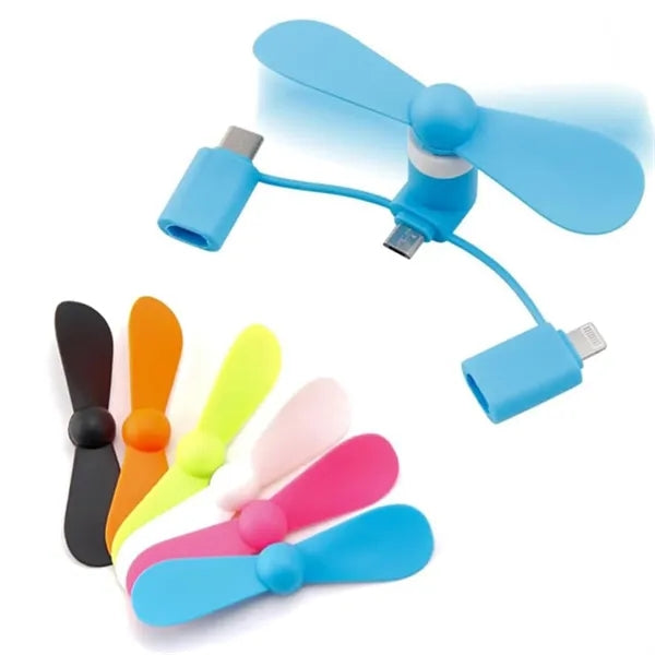 3-in-1 Mini Phone Fan