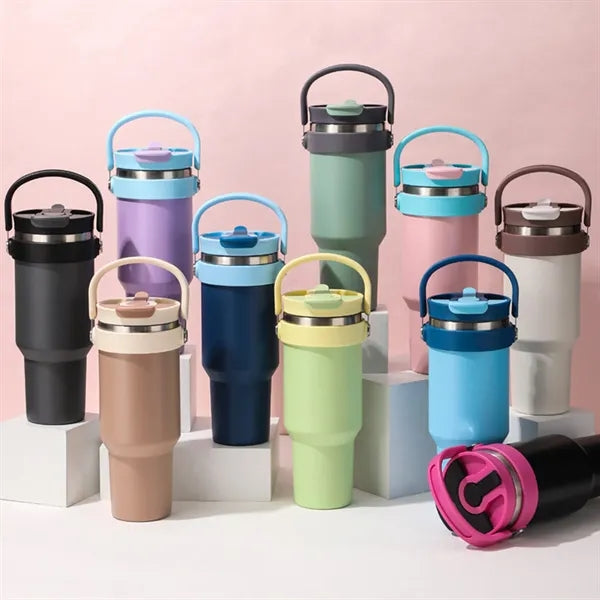 Premium Two Tone 40oz Insulated Tumbler