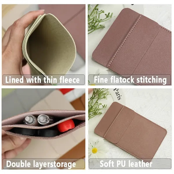 Leather Pocket Pen Holder For Medical Nurse Pouch