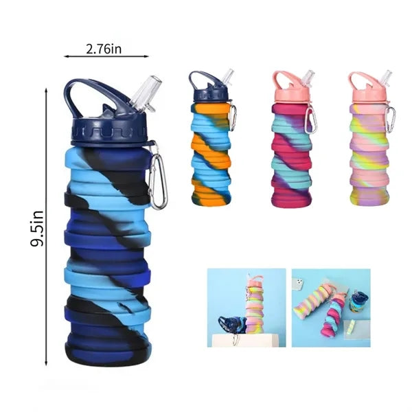 Folding Camouflage Water Bottle