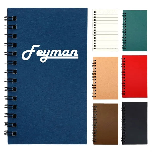 B7 120 Pages Mini Eco Paper Portable Spiral Notebook