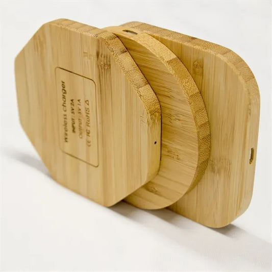 10W Bamboo Phone Wireless Charger