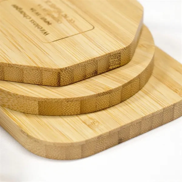 10W Bamboo Phone Wireless Charger