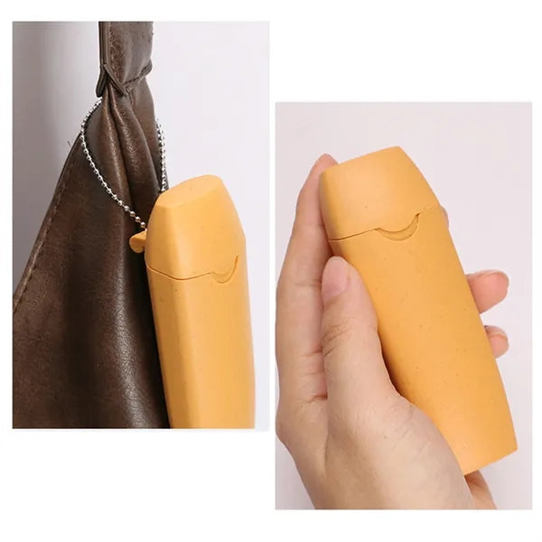 Eco-Friendly Wheat Straw Portable Travel Utensil Set