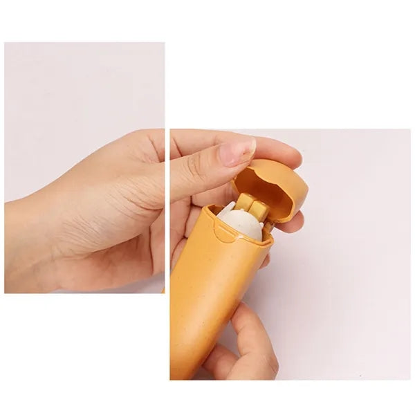 Eco-Friendly Wheat Straw Portable Travel Utensil Set