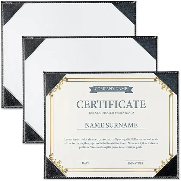 Leather Certificate Holders