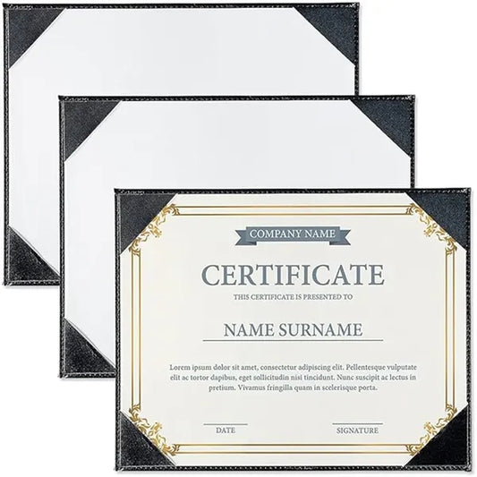 Leather Certificate Holders