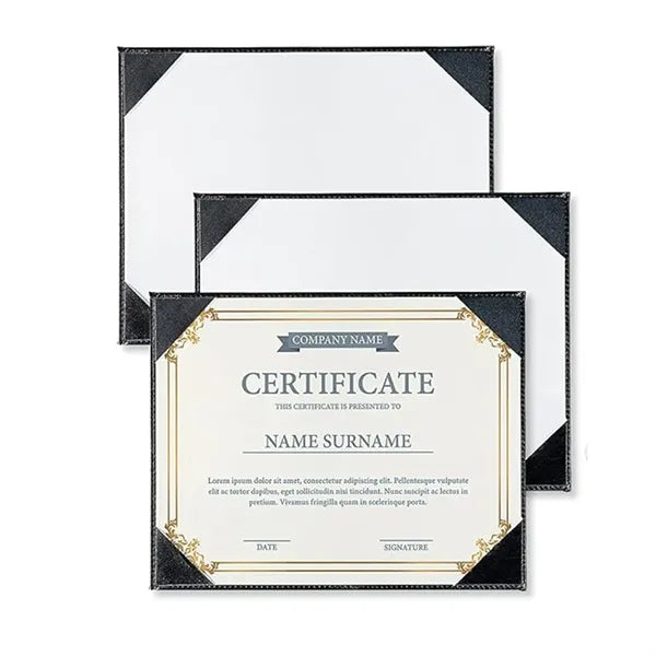 Leather Certificate Holders