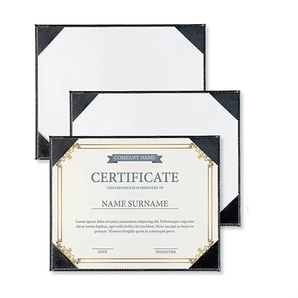 Leather Certificate Holders