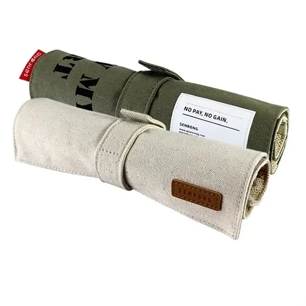 Roll-Up Canvas Toiletry & Organizer Bag