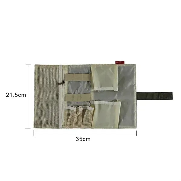 Roll-Up Canvas Toiletry & Organizer Bag