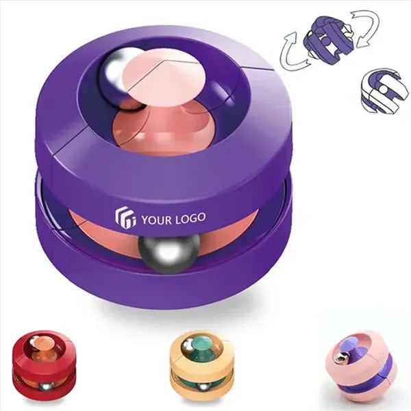 Kids adults stress relief gifts top spinning orbit ball toy