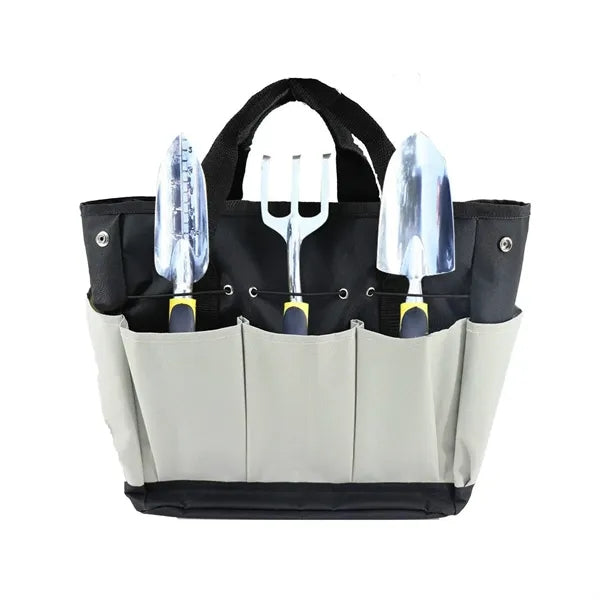 Canvas Garden Tool Tote Bag With 8 Pockets