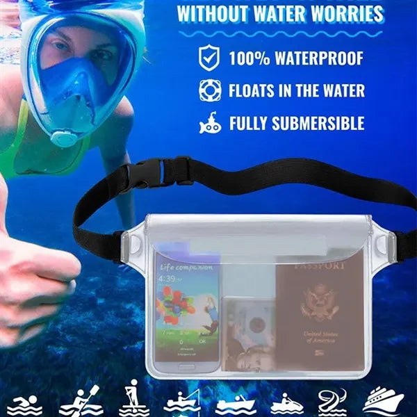 Waterproof Pouch With Waist Strap