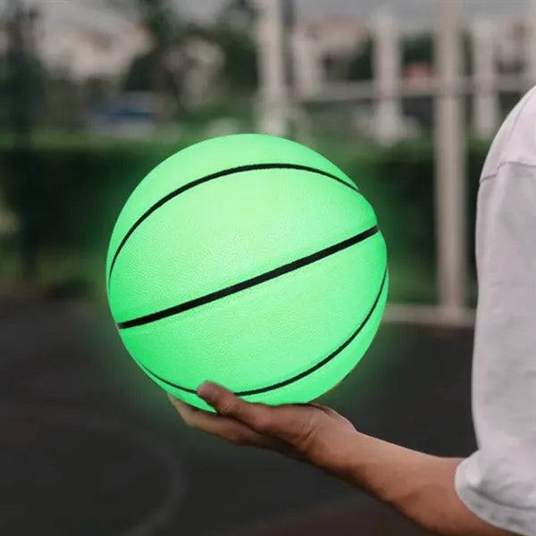 Reflective PU Skin Color Children's Training Basketball
