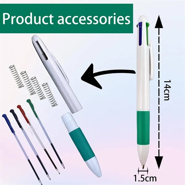 4-in-1 Colored Ballpoint Pen