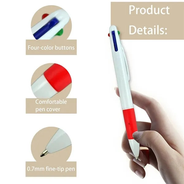 4-in-1 Colored Ballpoint Pen