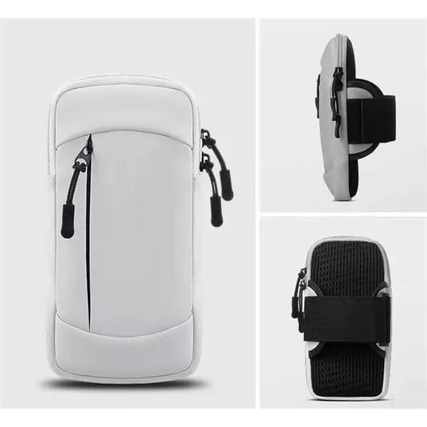 Multi-Pocket Storage Phone Holder Run Armband Wrist Pouch