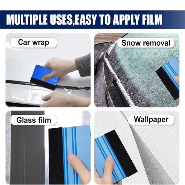 Plastic Felt Edge Squeegee