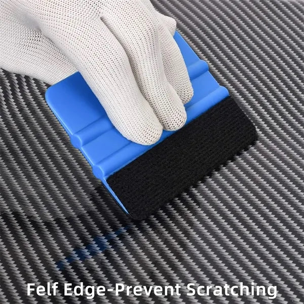 Plastic Felt Edge Squeegee