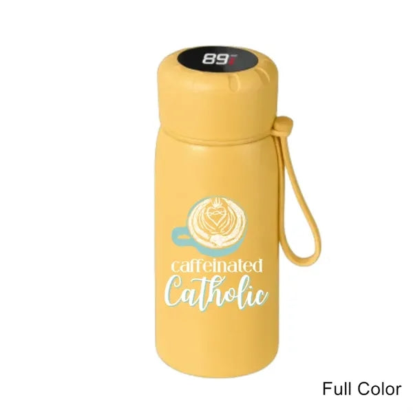 13.5 oz Temperature Display Vacuum Stainless Steel Bottle