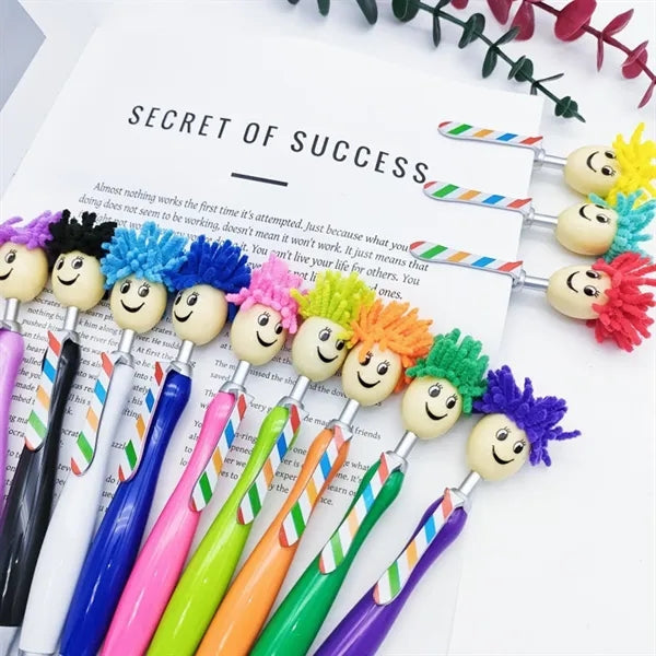 Plush Mophead Ballpoint Pen