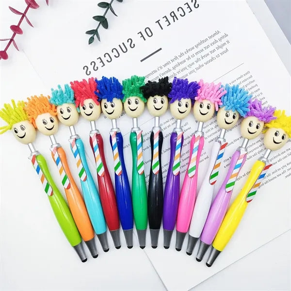 Plush Mophead Ballpoint Pen