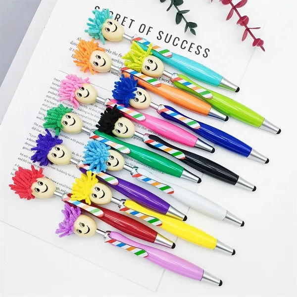 Plush Mophead Ballpoint Pen