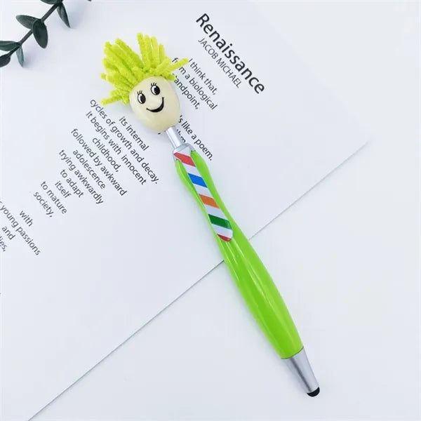Plush Mophead Ballpoint Pen