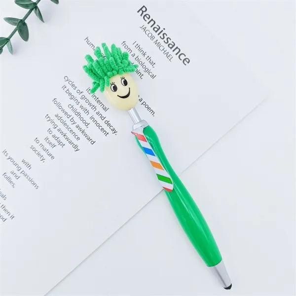 Plush Mophead Ballpoint Pen