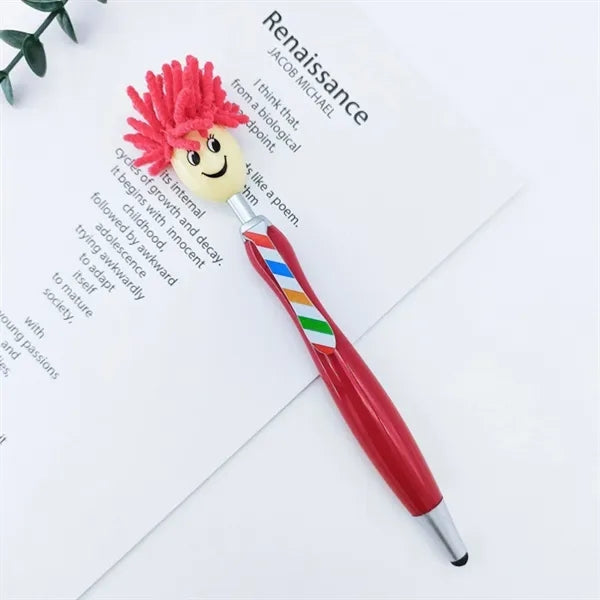 Plush Mophead Ballpoint Pen