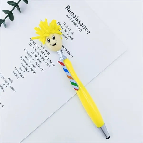 Plush Mophead Ballpoint Pen