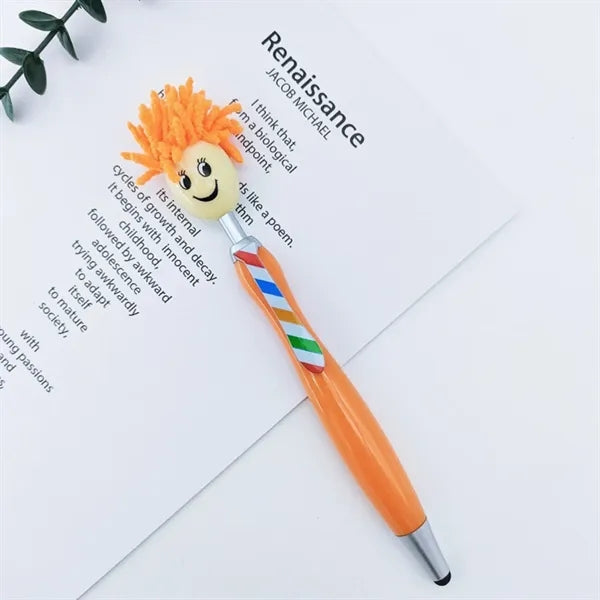 Plush Mophead Ballpoint Pen