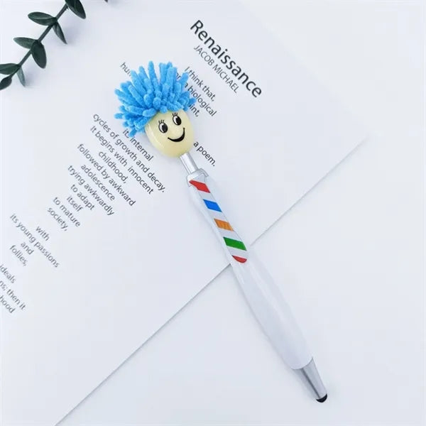 Plush Mophead Ballpoint Pen