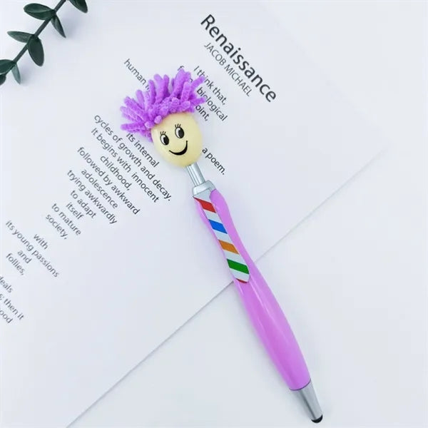 Plush Mophead Ballpoint Pen