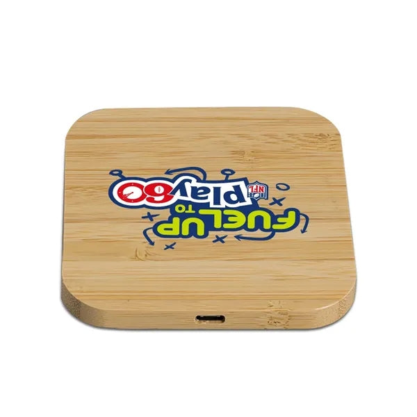 Paso 15W Bamboo Eco-Friendly Wireless Charger